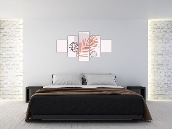Obraz - Fioletowy minimalizm N⁰3 (125x70 cm)