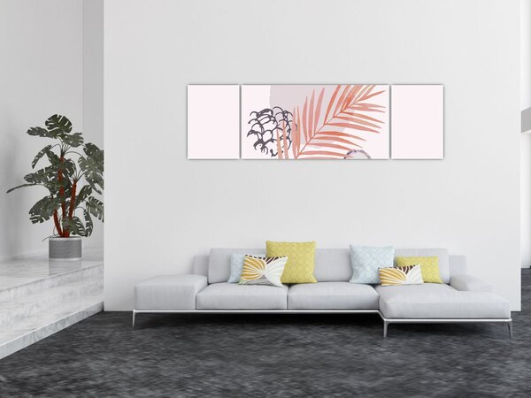 Obraz - Fioletowy minimalizm N⁰3 (170x50 cm)