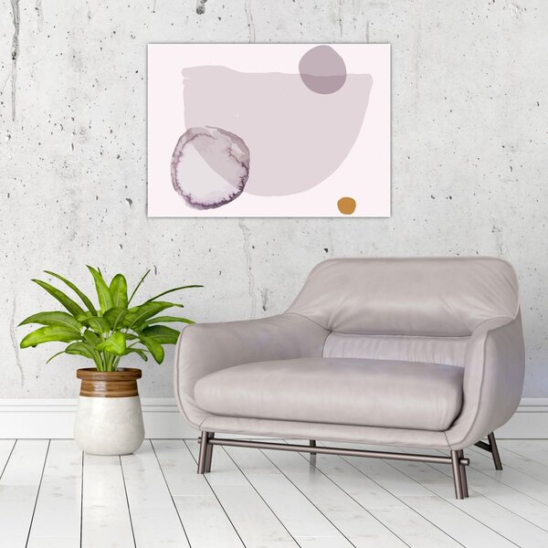 Obraz - Fioletowy minimalizm N⁰2 (70x50 cm)