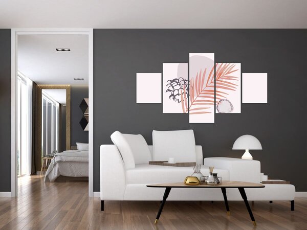 Obraz - Fioletowy minimalizm N⁰3 (125x70 cm)