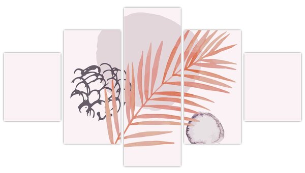 Obraz - Fioletowy minimalizm N⁰3 (125x70 cm)