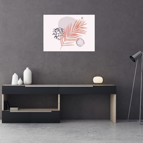 Obraz - Fioletowy minimalizm N⁰3 (70x50 cm)