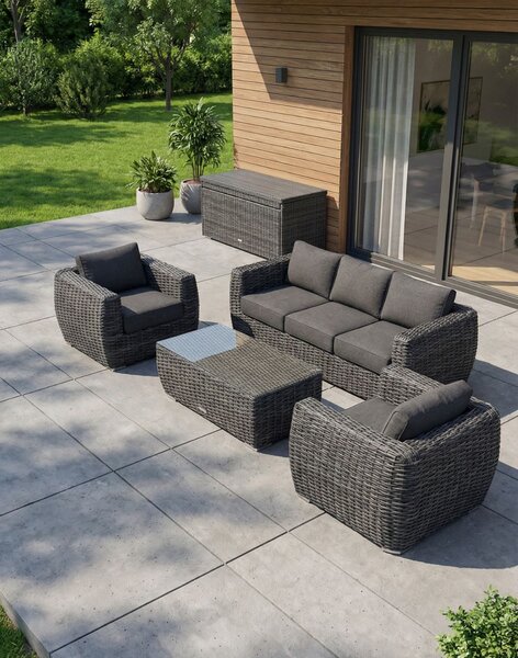 Zestaw ogrodowy Korfu, meble ogorodowe, sofa do ogrodu