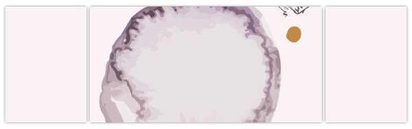Obraz - Fioletowy minimalizm N⁰4 (170x50 cm)