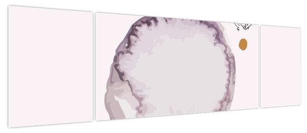 Obraz - Fioletowy minimalizm N⁰4 (170x50 cm)