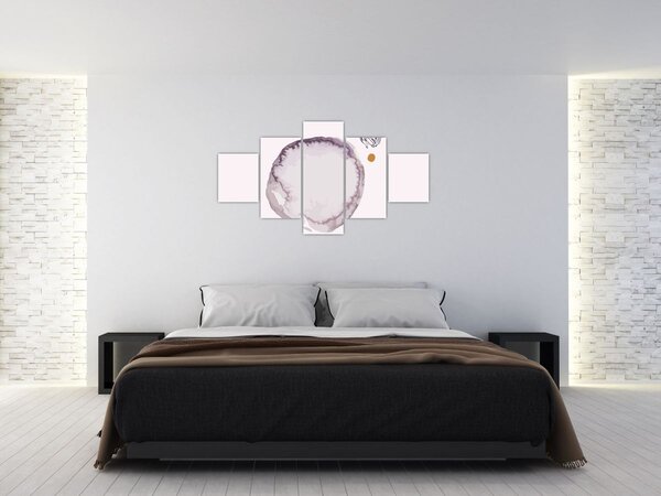 Obraz - Fioletowy minimalizm N⁰4 (125x70 cm)