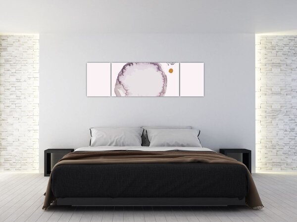 Obraz - Fioletowy minimalizm N⁰4 (170x50 cm)