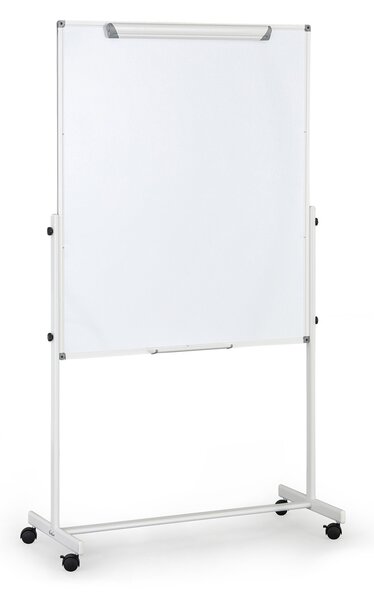 Mobilny flipchart, powierzchnia kombinowana, 1200 × 1000 mm