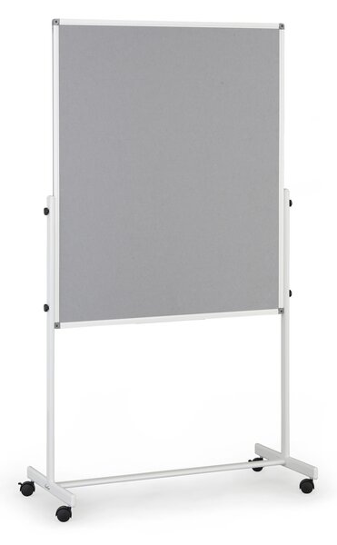 Mobilny flipchart, powierzchnia kombinowana, 1200 × 1000 mm
