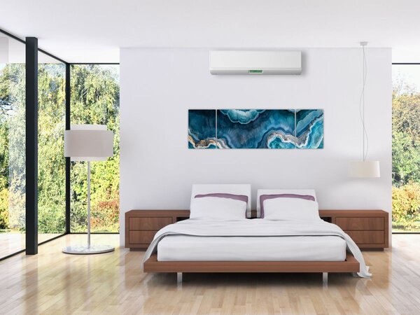 Obraz - Detal akwamarynu (170x50 cm)