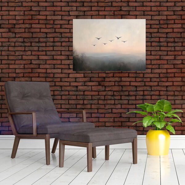 Obraz - Stado ptaków (70x50 cm)