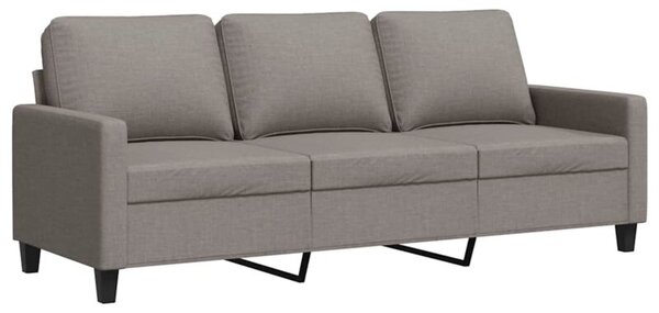 Sofa 3-osobowa, kolor taupe, 180 cm, tapicerowana tkaninÄ
