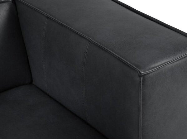Ciemnoniebieski skórzany fotel Madame – Windsor & Co Sofas