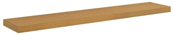 Półka ścienna w nowoczesnym stylu z materiału drewnopochodnego, beżowa, 120 cm