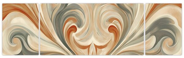 Obraz - Wiry w ziemistych barwach (170x50 cm)
