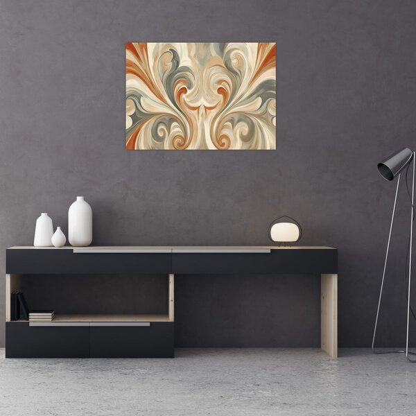 Obraz - Wiry w ziemistych barwach (70x50 cm)