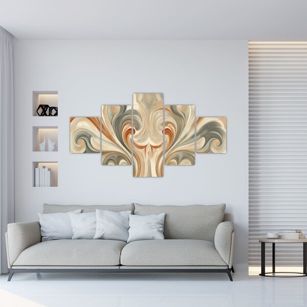 Obraz - Wiry w ziemistych barwach (125x70 cm)