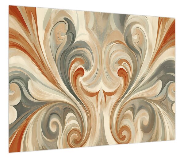 Obraz - Wiry w ziemistych barwach (70x50 cm)