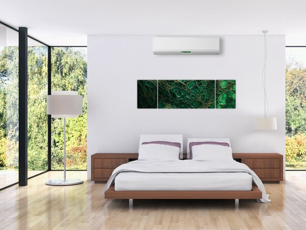 Obraz - Zielony mikroskopowy obraz (170x50 cm)