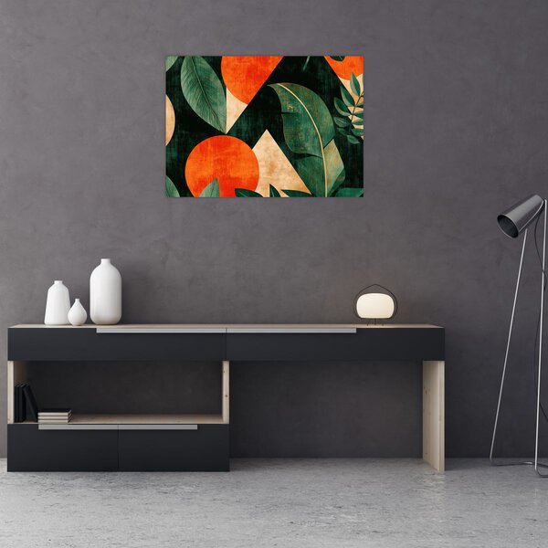 Obraz - Geometryczne motywy naturalne II. (70x50 cm)