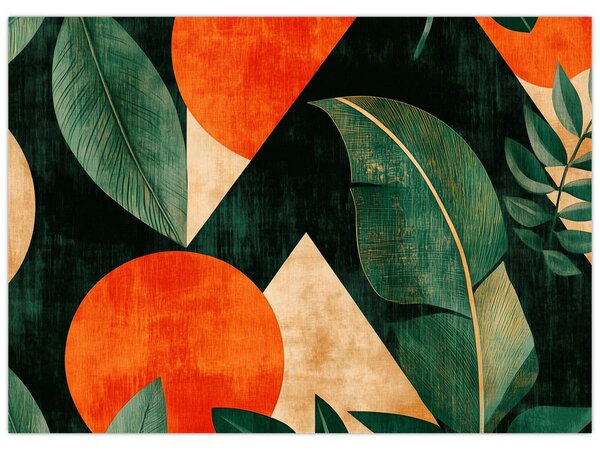 Obraz - Geometryczne motywy naturalne II. (70x50 cm)