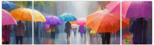 Obraz - Deszczowy dzień (170x50 cm)