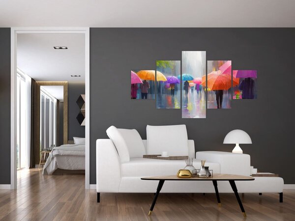 Obraz - Deszczowy dzień (125x70 cm)