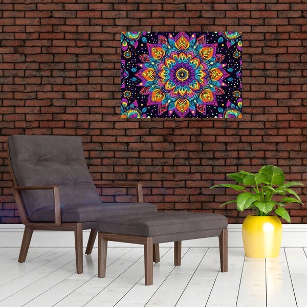 Obraz - Kalejdoskopowa mandala (70x50 cm)