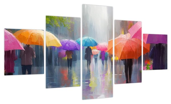 Obraz - Deszczowy dzień (125x70 cm)