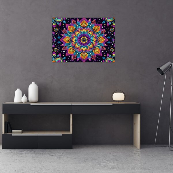 Obraz - Kalejdoskopowa mandala (70x50 cm)