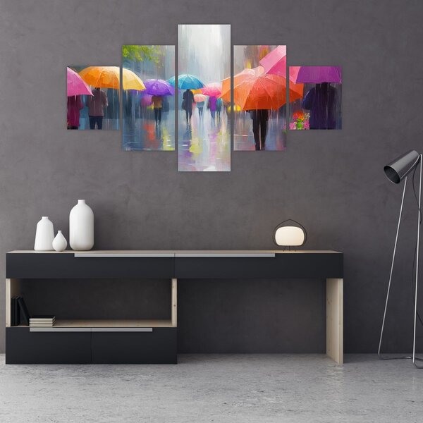 Obraz - Deszczowy dzień (125x70 cm)