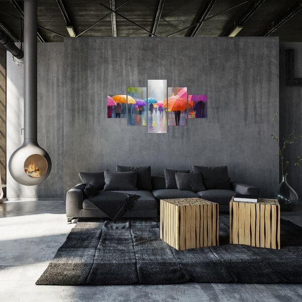 Obraz - Deszczowy dzień (125x70 cm)