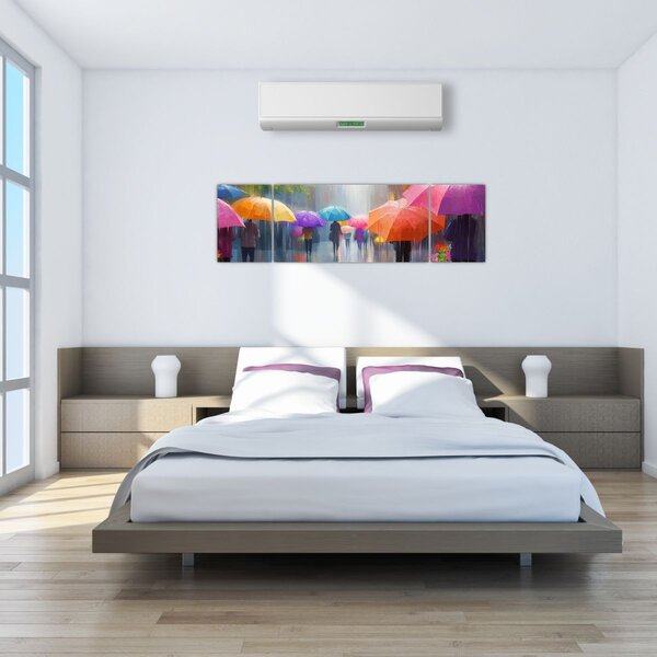 Obraz - Deszczowy dzień (170x50 cm)