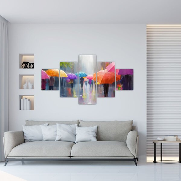 Obraz - Deszczowy dzień (125x70 cm)