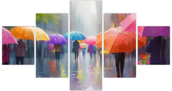 Obraz - Deszczowy dzień (125x70 cm)