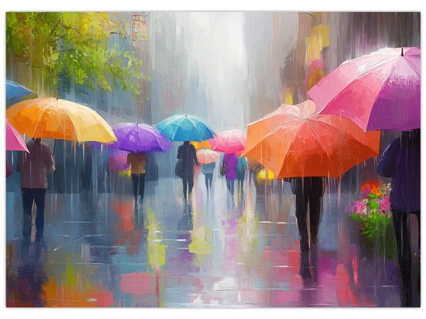 Obraz - Deszczowy dzień (70x50 cm)