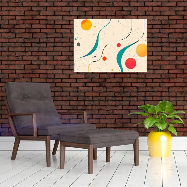 Obraz - Minimalistyczna kolorowa ilustracja (70x50 cm)