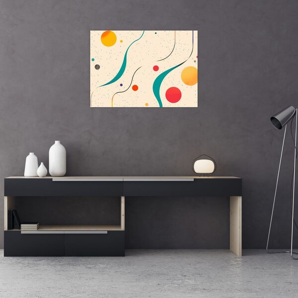 Obraz - Minimalistyczna kolorowa ilustracja (70x50 cm)