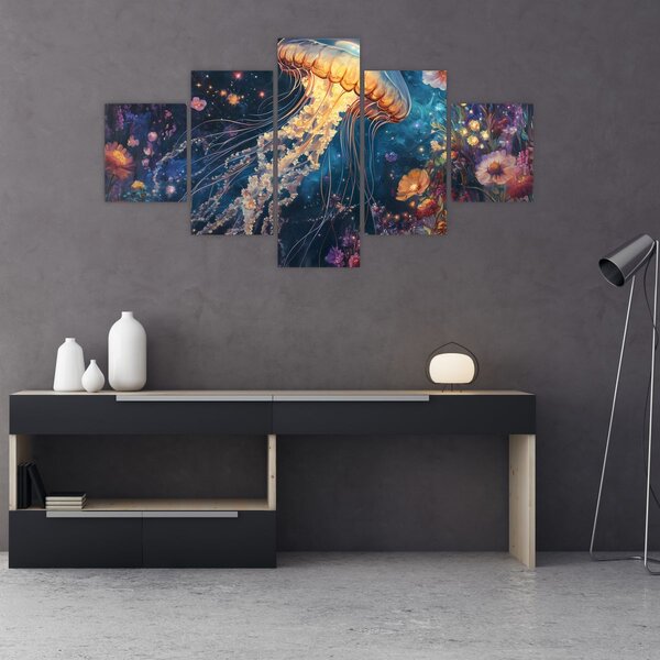 Obraz - Magiczna meduza (125x70 cm)