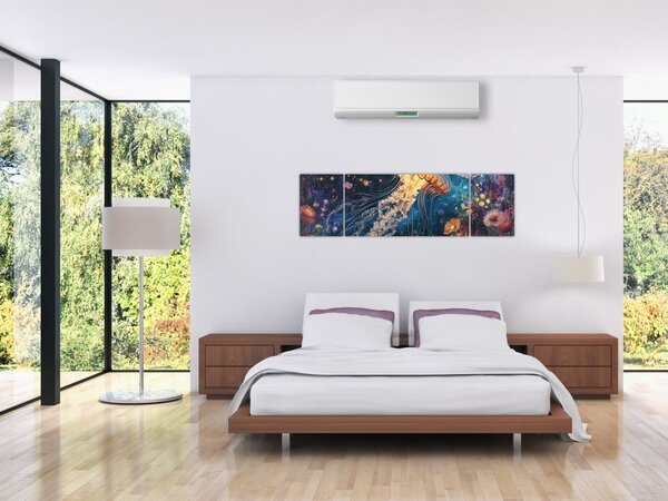 Obraz - Magiczna meduza (170x50 cm)