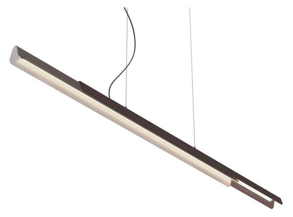 Kundalini - Dala Linear Lampa Wisząca 2700K Dark Grey/Wood KDLN