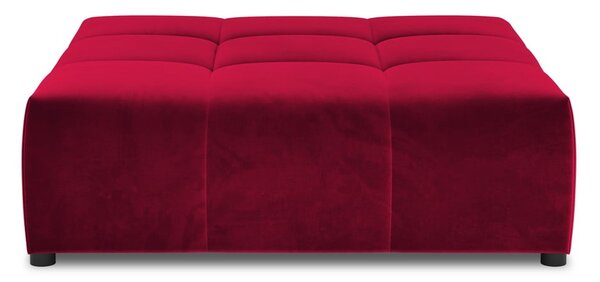 Czerwony moduł aksamitnej sofy Rome Velvet – Cosmopolitan Design