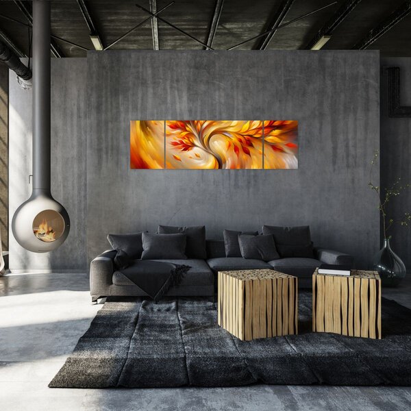 Obraz - Jesienne drzewo (170x50 cm)
