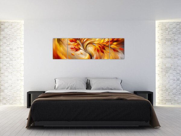 Obraz - Jesienne drzewo (170x50 cm)