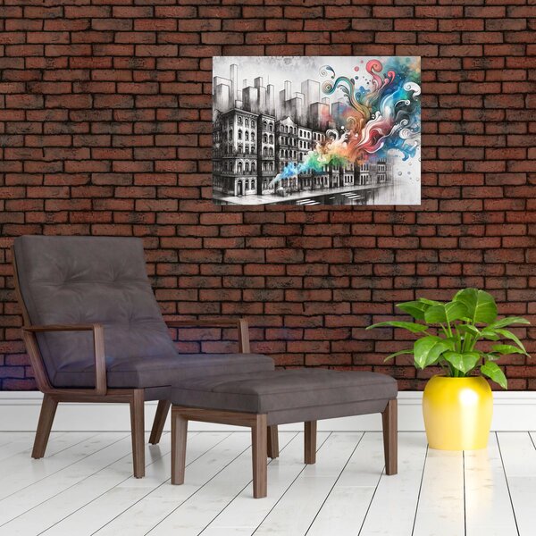 Obraz - Przemysłowe życie (70x50 cm)