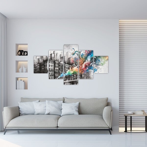 Obraz - Przemysłowe życie (125x70 cm)