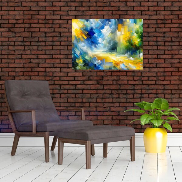 Obraz - Abstrakcyjny słoneczny dzień (70x50 cm)