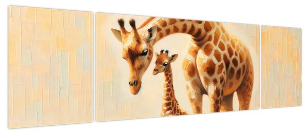 Obraz - Żyrafy (170x50 cm)