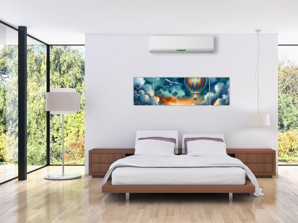 Obraz - Lot pod nocnym niebem (170x50 cm)