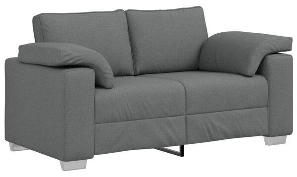 Sofa ciemnoszary 160 x 77 x 82 cm tkanina